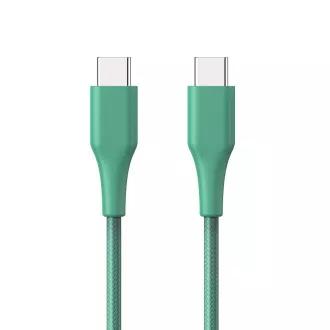 ER POWER kabel USB-C/C GRS 60W 120cm zelen