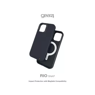 ZAGG GEAR4 D3O Rio Snap ovitek za iPhone 12 mini črn