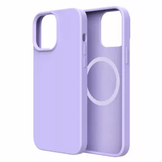 ER POWER Silikonski ovitek CARNEVAL SNAP za iPhone 14 Pro z MagSafe - vijoličen