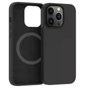 ER POWER Silikonski ovitek CARNEVAL SNAP za iphone 14 Pro Max z MagSafe - Black