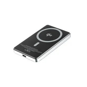 ER POWER Qi2 Dual PowerBank 5000 mAh z USB-C - vesoljsko siva