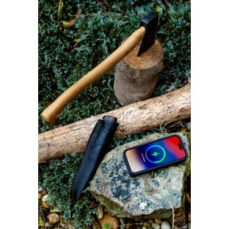 ER POWER Qi2 Dual PowerBank 5000 mAh z USB-C - vesoljsko siva