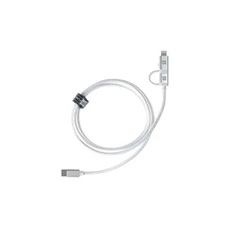 ER POWER Dvojni kabel USB-C C/L Mfi 100cm bela