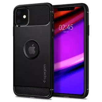 Zaščitni ovitek Spigen Rugged Armor za Apple iPhone 11 črn