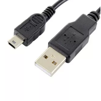 Podatkovni kabel Forever USB/miniUSB 1m 1A črn