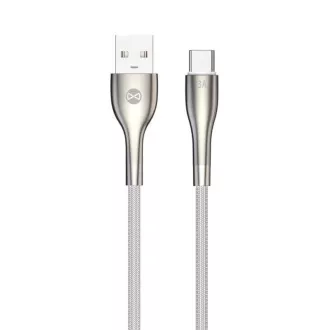 Forever Sleek USB/USB-C podatkovni kabel 1m 3A bel Forever Sleek USB/USB-C podatkovni kabel 1m 3A bel