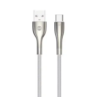 Forever Sleek USB/USB-C podatkovni kabel 1m 3A bel Forever Sleek USB/USB-C podatkovni kabel 1m 3A bel