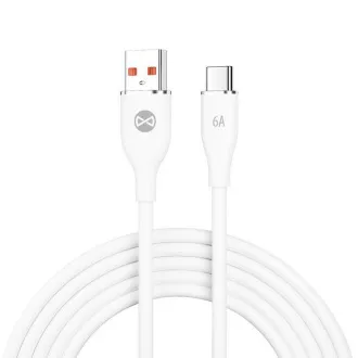 Podatkovni kabel Forever USB/USB-C 1m 66W bel