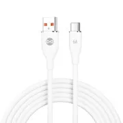 Podatkovni kabel Forever USB/USB-C 1m 66W bel