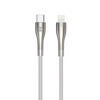 Podatkovni kabel Forever USB-C/Lightning 1m 27W bel