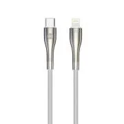 Podatkovni kabel Forever USB-C/Lightning 1m 27W bel