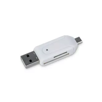 Čitalnik pomnilniških kartic USB OTG za MicroSD in SD
