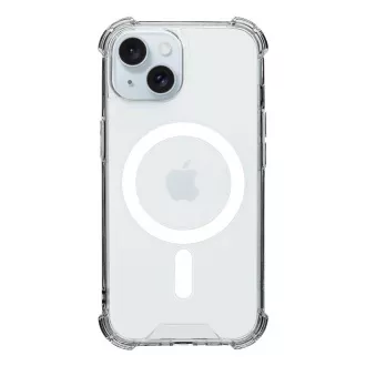 Taktični ovitek MagForce Plyo za iPhone 15 Transparent