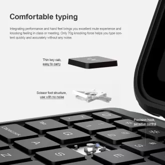 Nillkin Bumper Combo ohišje s tipkovnico za iPad 10,9 2022 Black