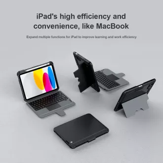 Nillkin Bumper Combo ohišje s tipkovnico za iPad 10,9 2022 Black