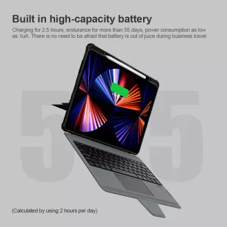 Nillkin Bumper Combo Keyboard Case za iPad Pro 12.9 2020/2021/2022/ Air 13 2024/2025 Black