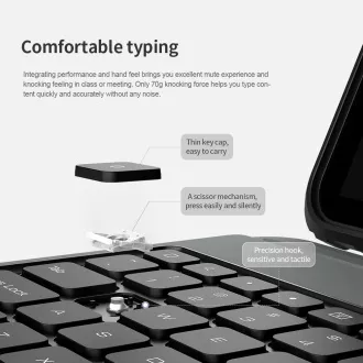 Nillkin Bumper Combo Keyboard Case za iPad Pro 12.9 2020/2021/2022/ Air 13 2024/2025 Black