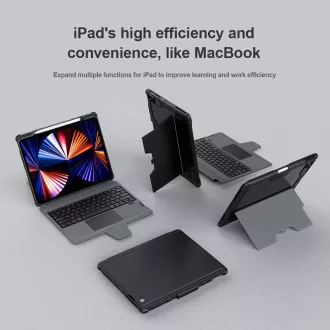 Nillkin Bumper Combo Keyboard Case za iPad Pro 12.9 2020/2021/2022/ Air 13 2024/2025 Black
