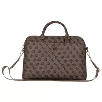 Guess PU 4G Trikotnik Logo Notebook vrečke 13/14/15" Brown