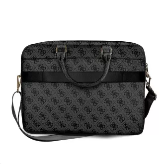 Guess PU 4G kovinski logotip vrečke za prenosnike 15/16" siva