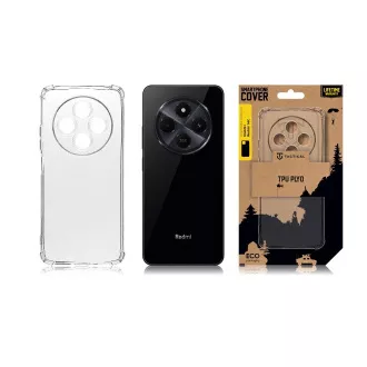 Taktični TPU pokrov za Xiaomi Redmi 14C Transparent