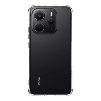 Taktični TPU pokrov za Xiaomi Redmi Note 14 4G Transparent