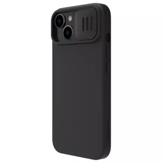 Nillkin CamShield Silky Magnetic Silikonski ovitek za Apple iPhone 14 Black