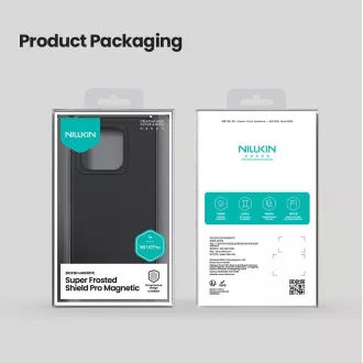 Nillkin Super Frosted PRO magnetni zadnji pokrov za Xiaomi 14T Pro Black