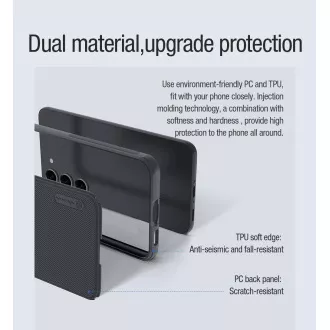 Nillkin Frosted PRO Magnetni zadnji pokrov za Samsung Galaxy S23 Black
