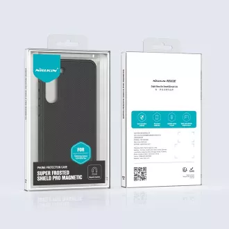Nillkin Frosted PRO Magnetni zadnji pokrov za Samsung Galaxy S23 Black