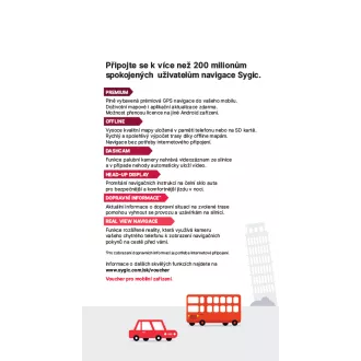 Bon Sygic - Evropa - Premium, realni pogled, promet, doživljenjski