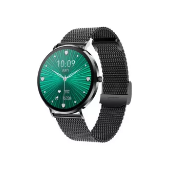 CARNEO Phoenix HR  2. generacija/41 mm/črna/Elegantni trak/črna
