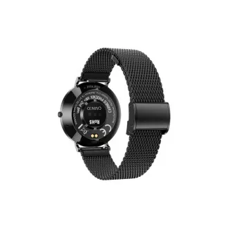 CARNEO Phoenix HR  2. generacija/41 mm/črna/Elegantni trak/črna