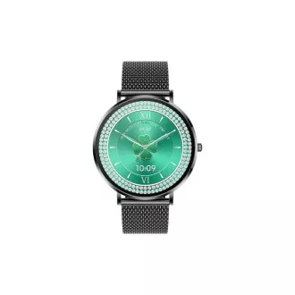 CARNEO Phoenix HR  2. generacija/41 mm/črna/Elegantni trak/črna