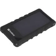 Sandberg Prenosni USB 16000 mAh, zunanji sončni powerbank, za pametne telefone, črn