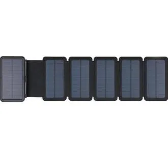 Sandberg Solar 6-Panel Powerbank 20000, solarni polnilec, črna