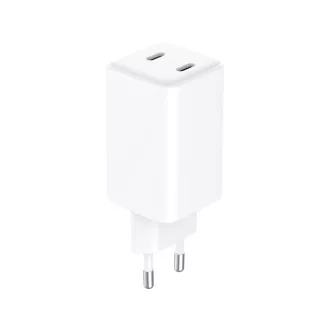Sandbergov polnilec za izmenični tok z dvojnim USB-C PD65W EU