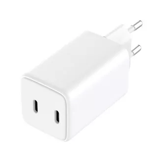 Sandbergov polnilec za izmenični tok z dvojnim USB-C PD65W EU