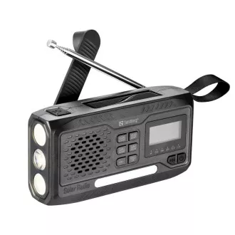Sandberg Survivor All-in-1 DAB Radio 4500 mAh, večnamenski zunanji radio, črn