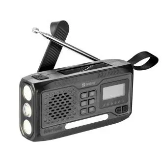 Sandberg Survivor All-in-1 DAB Radio 4500 mAh, večnamenski zunanji radio, črn Sandberg Survivor All-in-1 DAB Radio 4500 mAh, večnamenski zunanji radio, črn