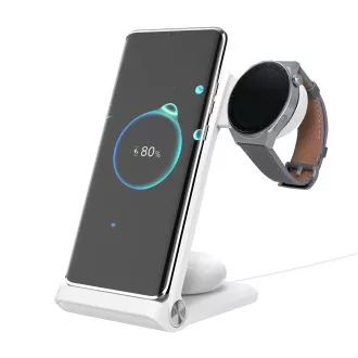 Nillkin PowerTrio 3v1 brezžični polnilec za Huawei Watch White