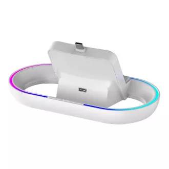 iPega P5P02 Polnilna postaja z RGB za daljinski predvajalnik Playstation Portal Bela