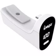 iPega P5042 Prenosna baterija za polnjenje za PS5 kontroler, bela