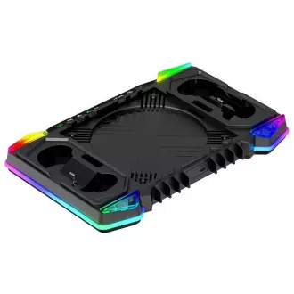 iPega XBX025S Večnamensko stojalo RGB za polnjenje s hlajenjem za Xbox
