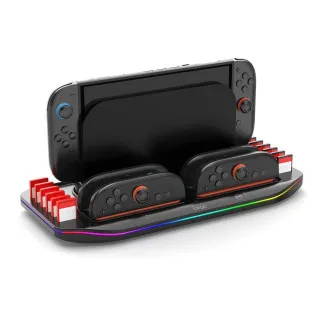 iPega SW2210 Večnamensko RGB stojalo z možnostjo polnjenja za Nintendo Switch 2 Black iPega SW2210 Večnamensko RGB stojalo z možnostjo polnjenja za Nintendo Switch 2 Black