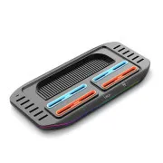 iPega SW2210 Večnamensko RGB stojalo z možnostjo polnjenja za Nintendo Switch 2 Black
