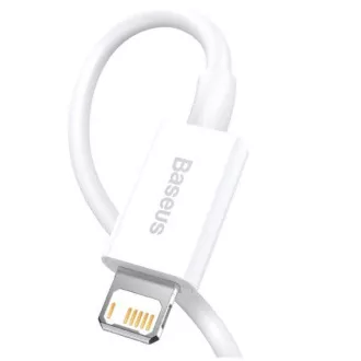 Baseus CALYS-02 vrhunski kabel za hitro polnjenje Lightning 2,4A 0,25 m bele barve