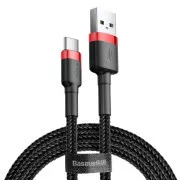 Baseus CATKLF-B91 Kabel za priključek USB-C 3A 1 m rdeče/črno