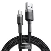Baseus CATKLF-BG1 Kabel za priključek USB-C 3A 1m sivo/črno