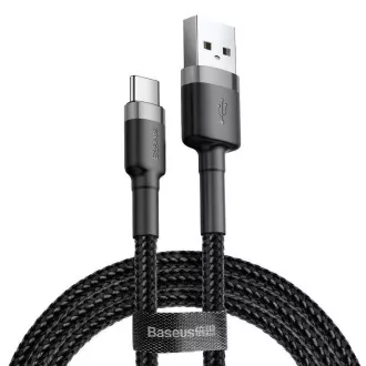 Baseus CATKLF-BG1 Kabel za priključek USB-C 3A 1m sivo/črno